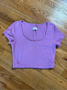 Women’s purple crop top